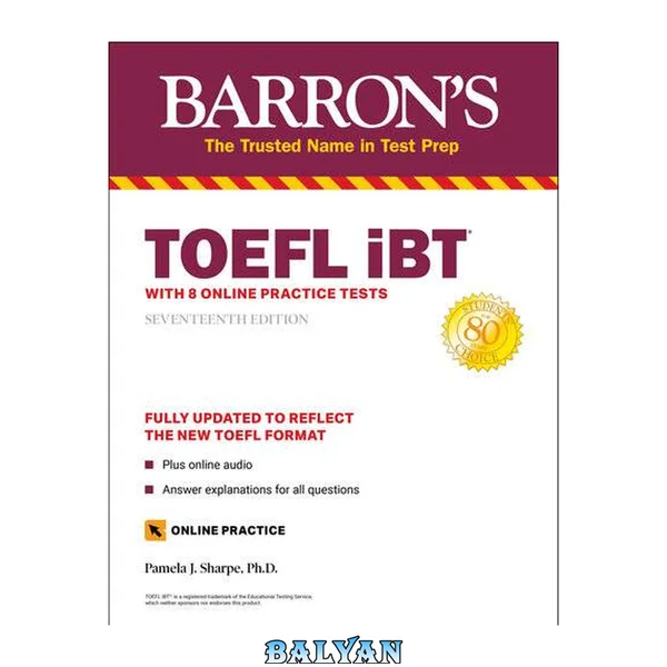 TOEFL iBT: with 8 Online Practice Tests (Barron's Test Prep)