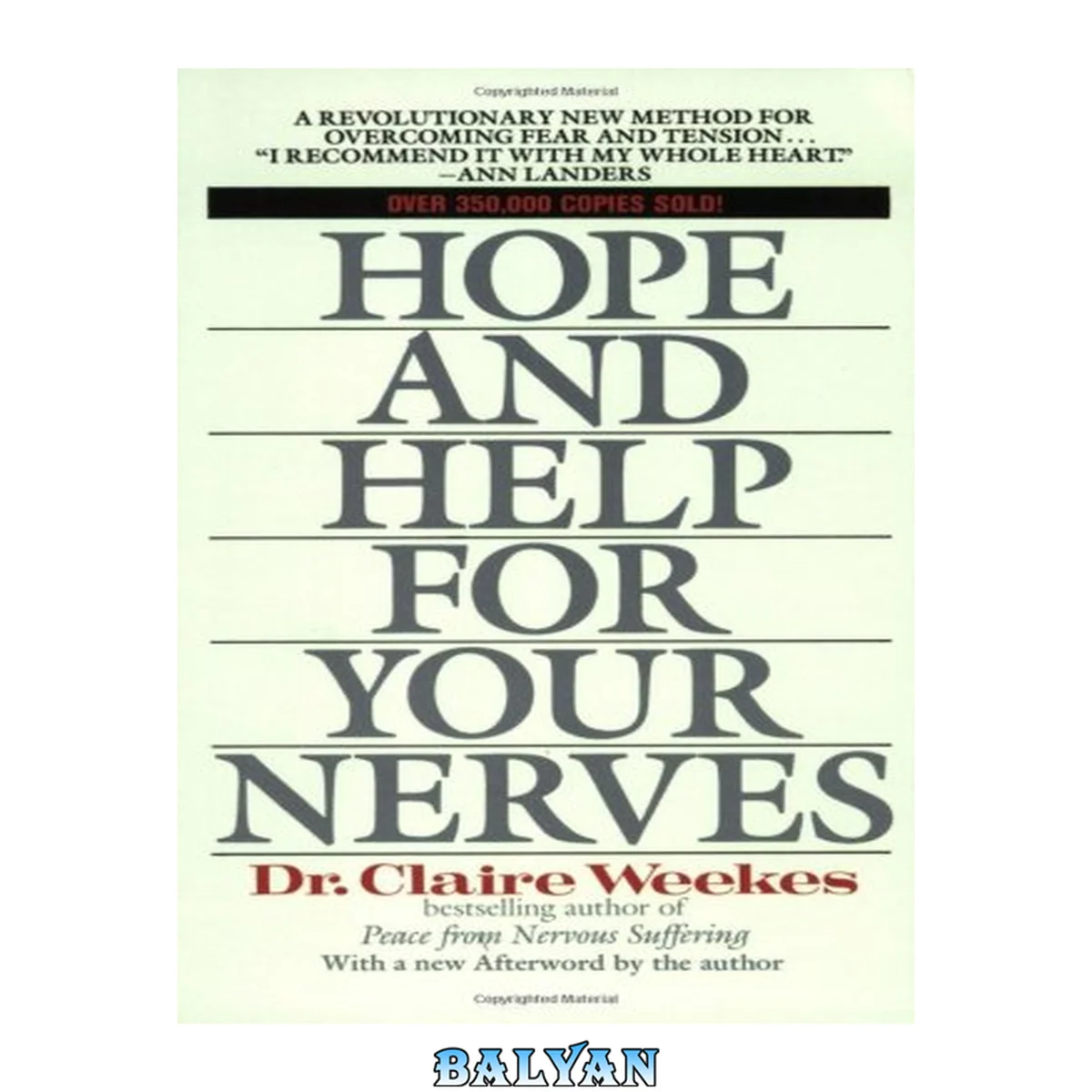جلد کتاب Hope and Help for Your Nerves : End Anxiety Now