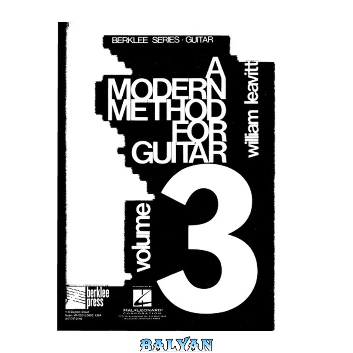 جلد کتاب A Modern Method For Guitar vol 3