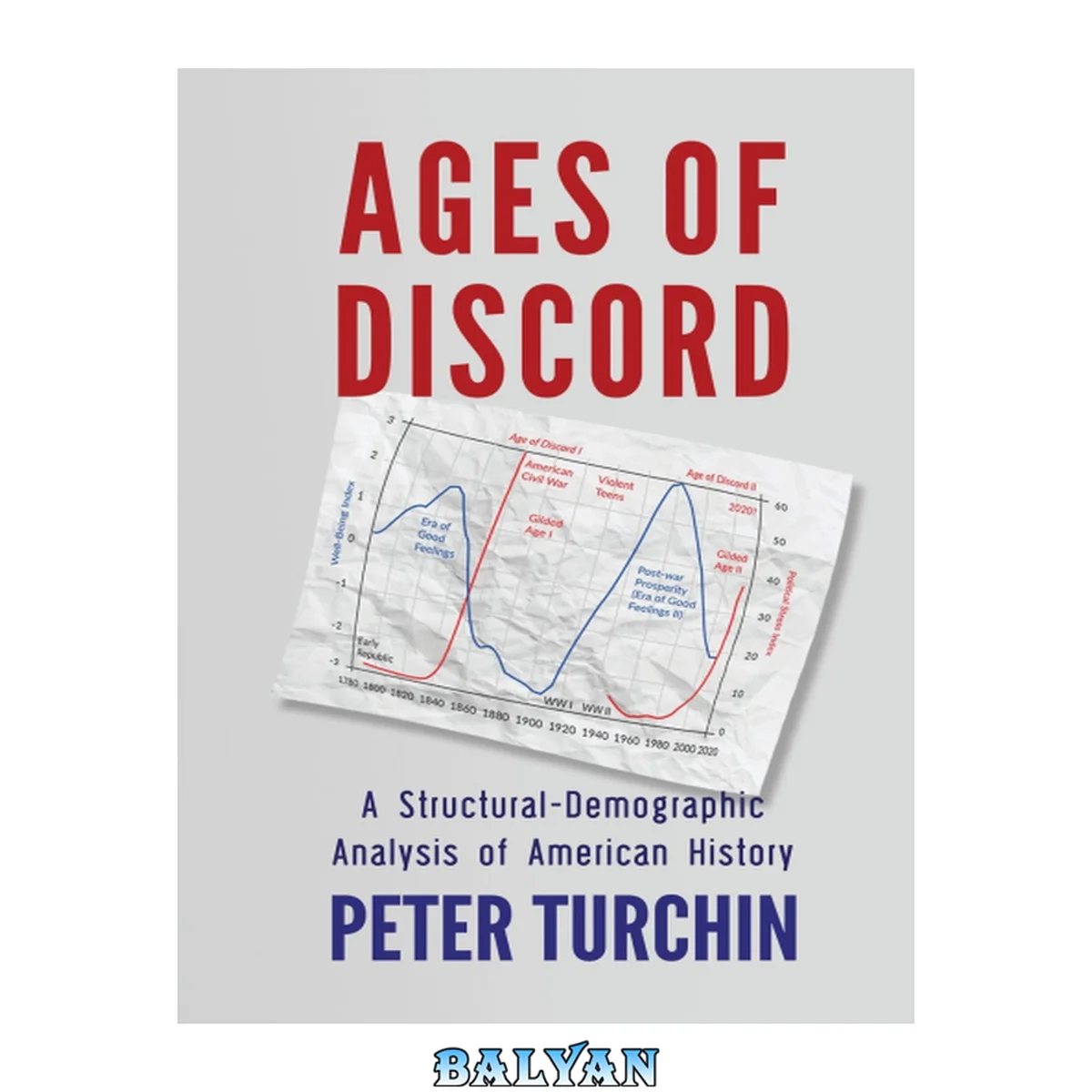 جلد کتاب Ages of discord : a structural - demographic analysis of American history