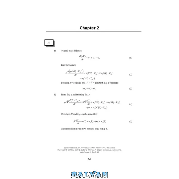 Process Dynamics and Control, 4th Edition Solutions