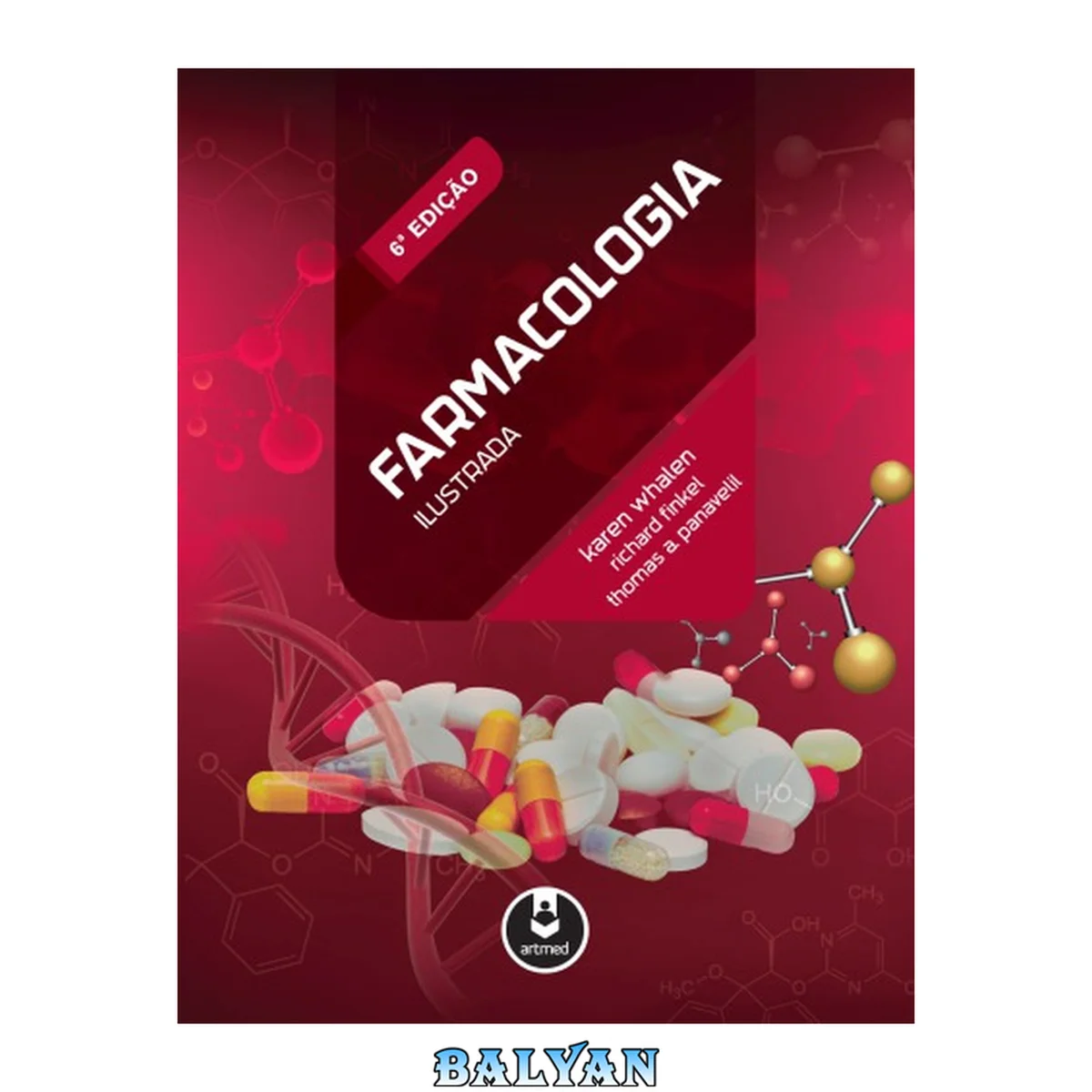 جلد کتاب Farmacologia Ilustrada (Portuguese Edition)
