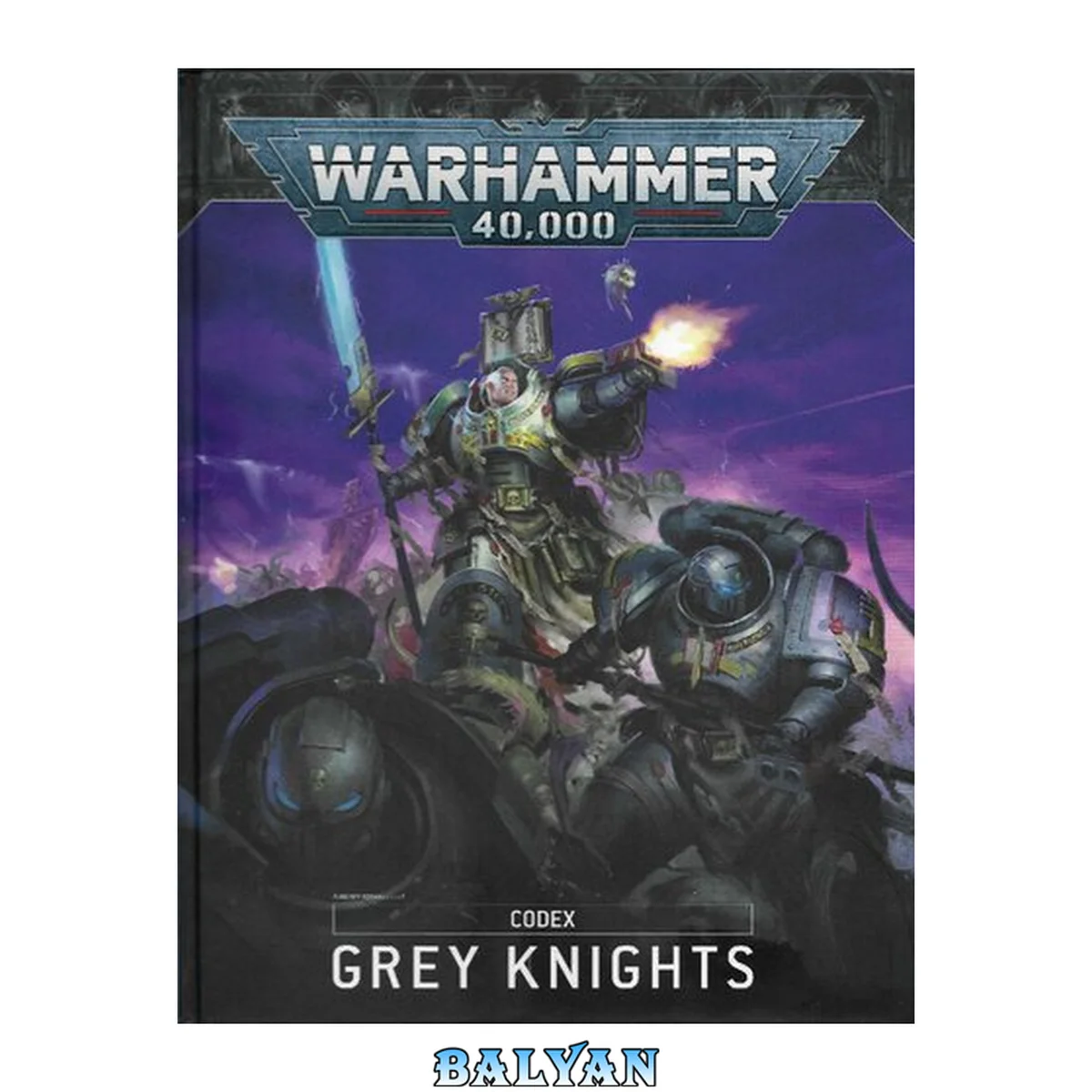 جلد کتاب Warhammer 40,000 Codex - Grey Knights 9th Edition