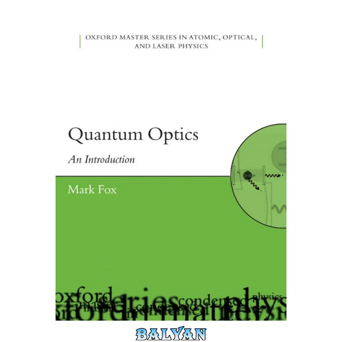 جلد کتاب Quantum Optics. An Introduction
