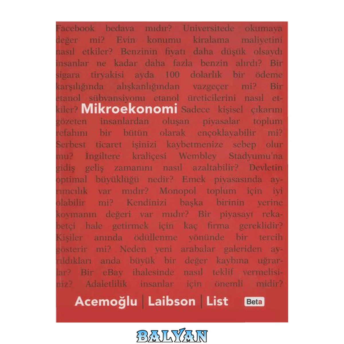 جلد کتاب Mikroekonomi