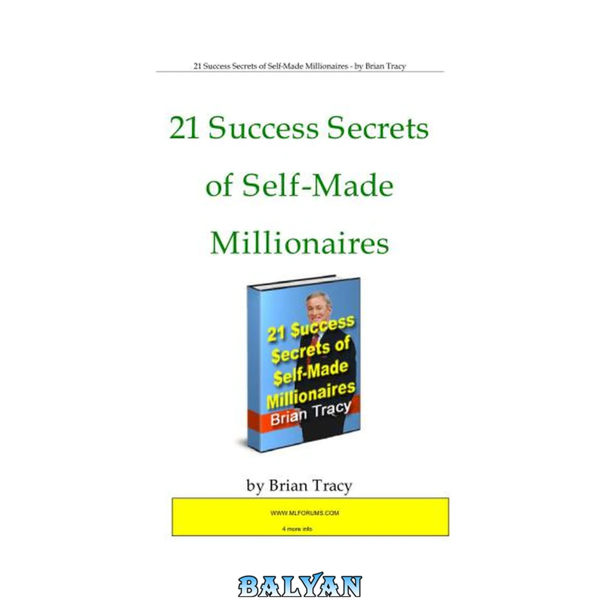 جلد کتاب 21 Success Secrets of Self-Made Millionaires