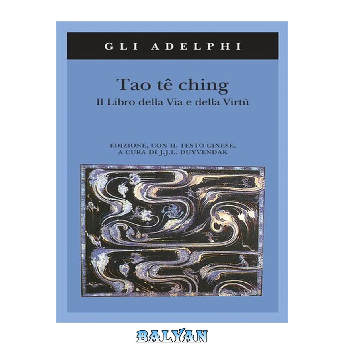 جلد کتاب Tao tê Ching. Il libro della via e della virtù
