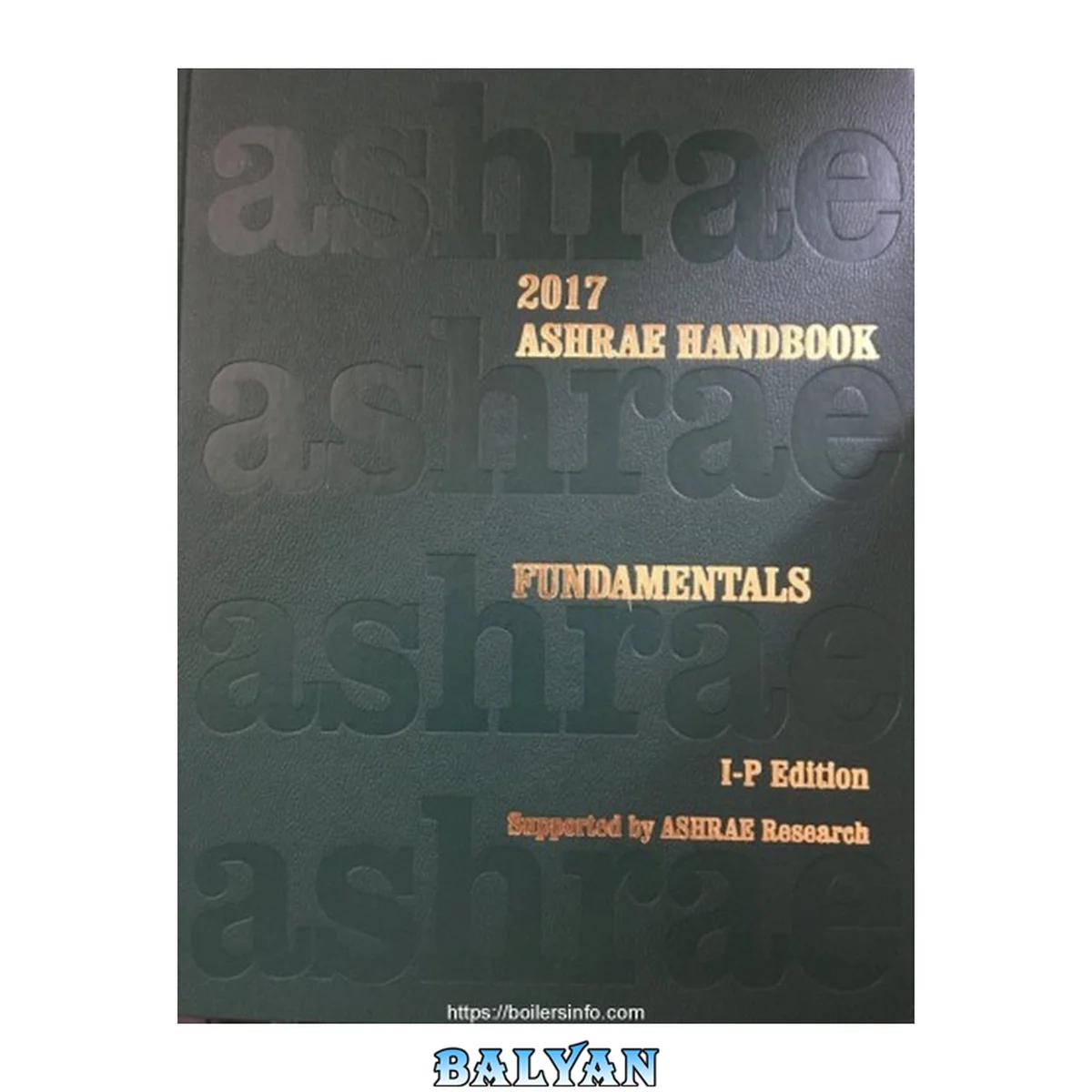 جلد کتاب ASHRAE Handbook of Fundamentals SI edn 2017