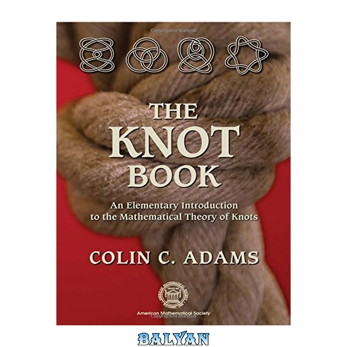 جلد کتاب The knot book : an elementary introduction to the mathematical theory of knots