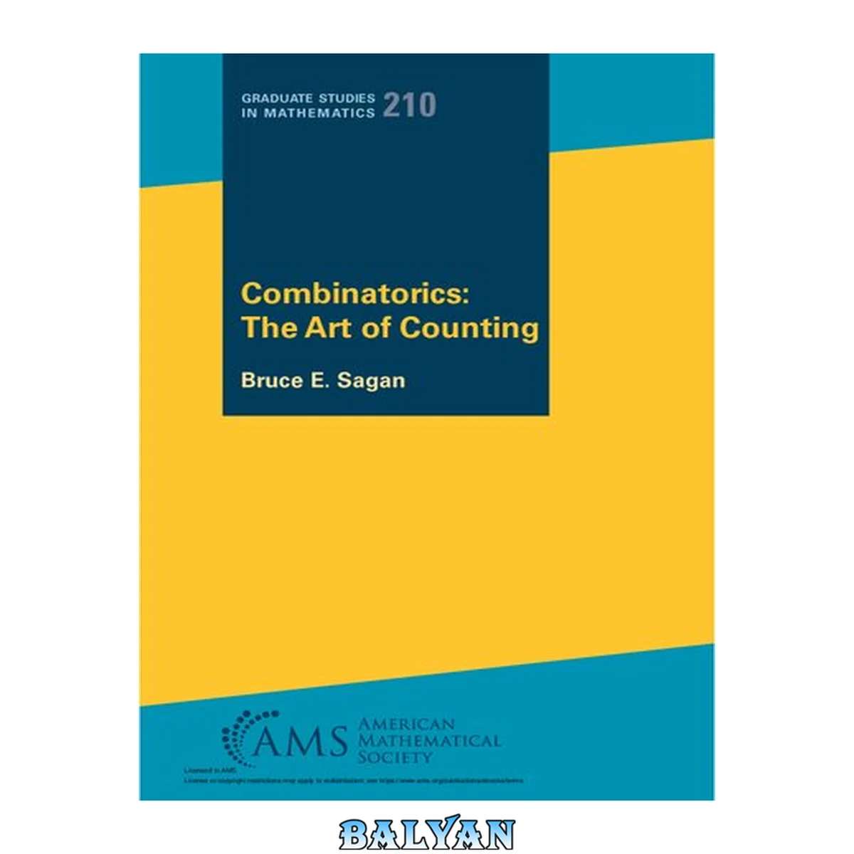 جلد کتاب Combinatorics: The Art of Counting (Graduate Studies in Mathematics)