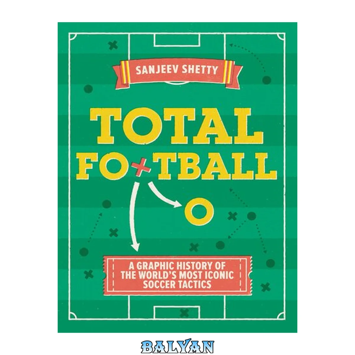 جلد کتاب Total Football - A graphic history of the world's most iconic soccer tactics : The evolution of football formations and plays