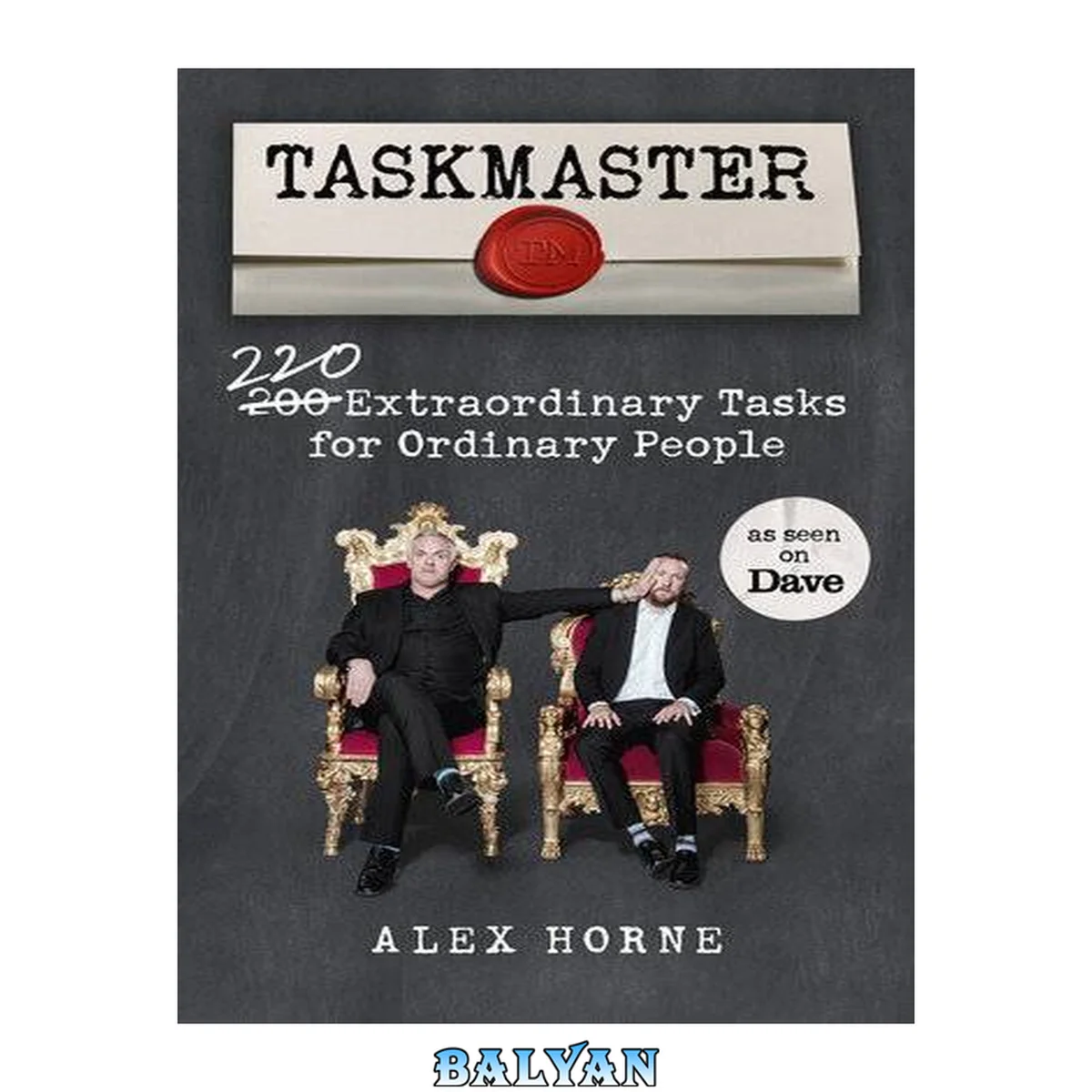 جلد کتاب Taskmaster: 220 Extraordinary Tasks for Ordinary People