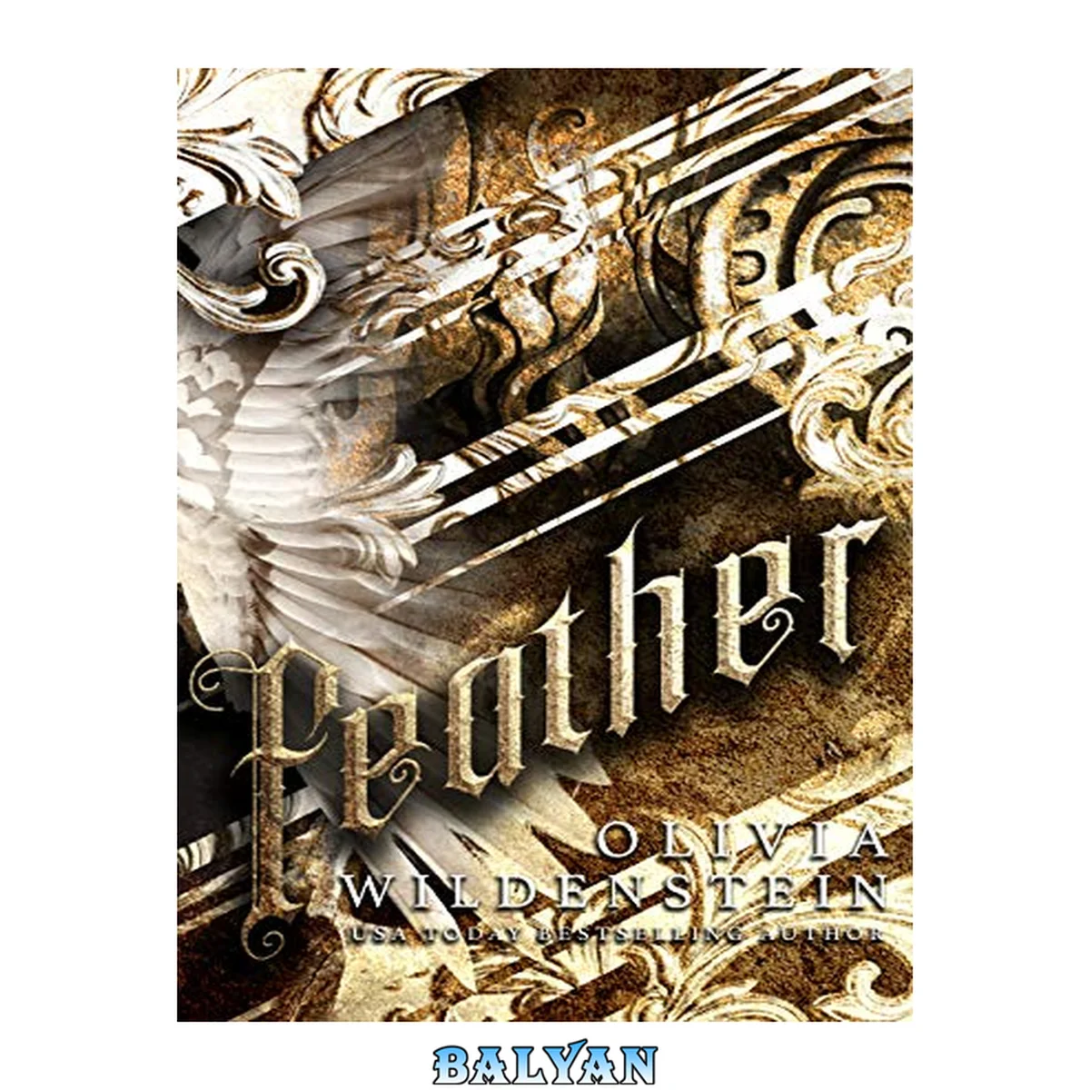 جلد کتاب پر Feather (جلد اول فرشتگان الیزیوم)