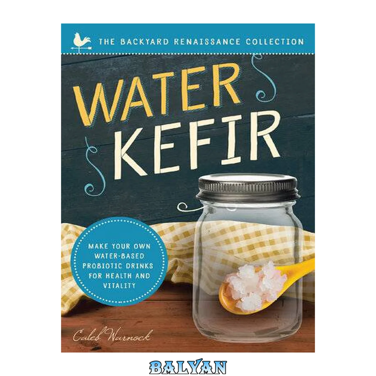 جلد کتاب Water Kefir: Make Your Own Water-Based Probiotic Drinks for Health and Vitality (The Backyard Renaissance Series)