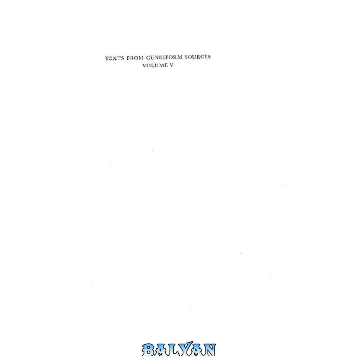 جلد کتاب Assyrian and Babylonian Chronicles