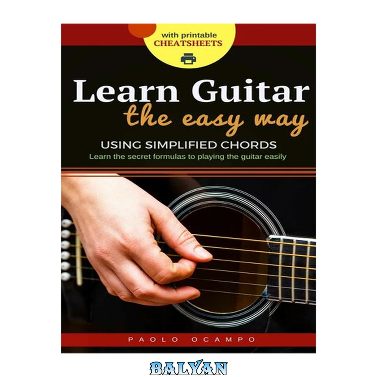 جلد کتاب Learn Guitar the Easy Way: The easy way to play guitar using simplified chords