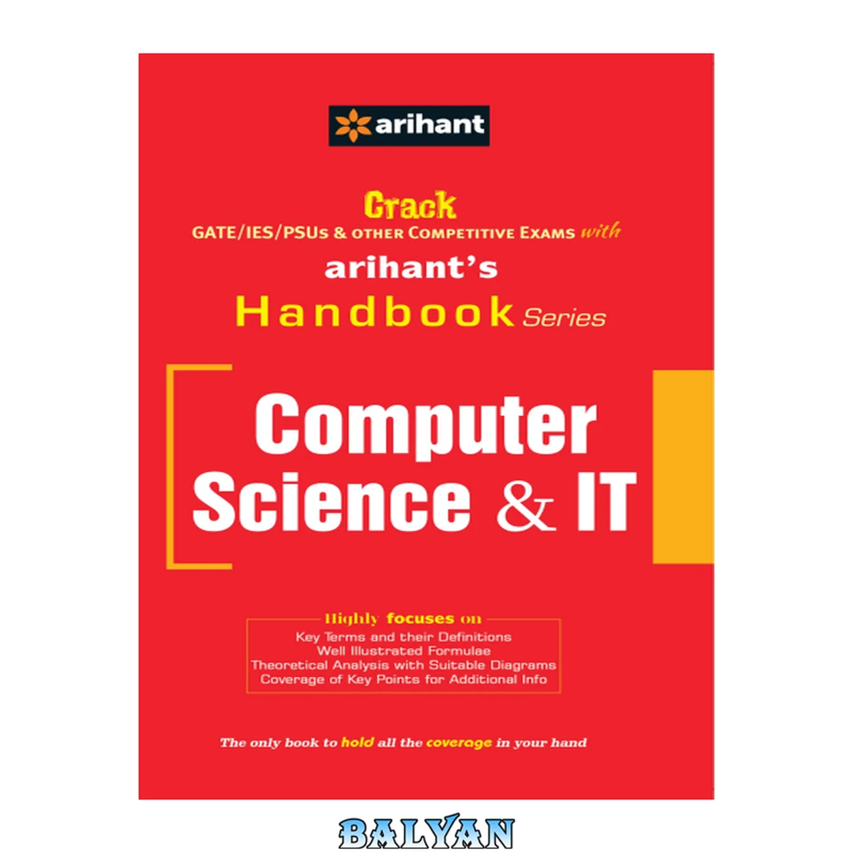 جلد کتاب Arihant's Handbook of Computer Science &amp; IT