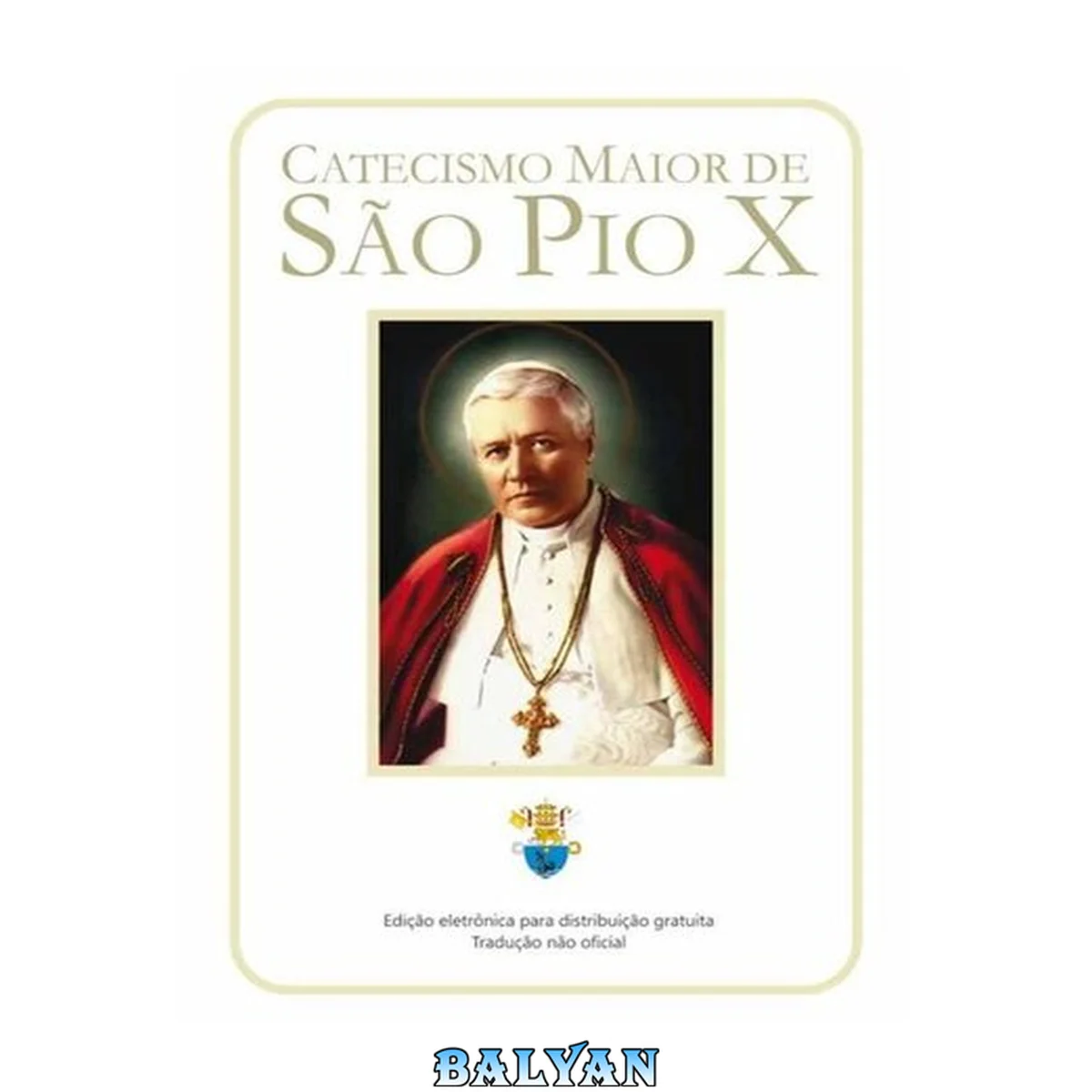 جلد کتاب Catecismo Maior de São Pio X