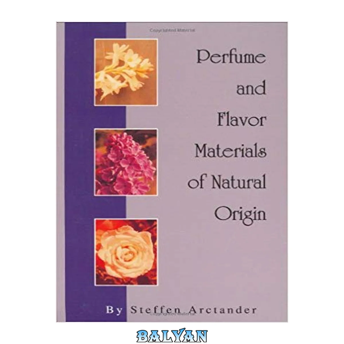 جلد کتاب Perfume and materials of natural origin