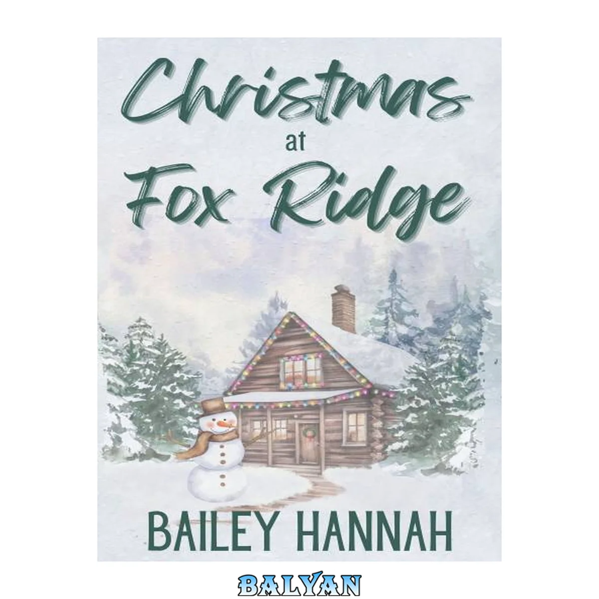 جلد کتاب Christmas at Fox Ridge
