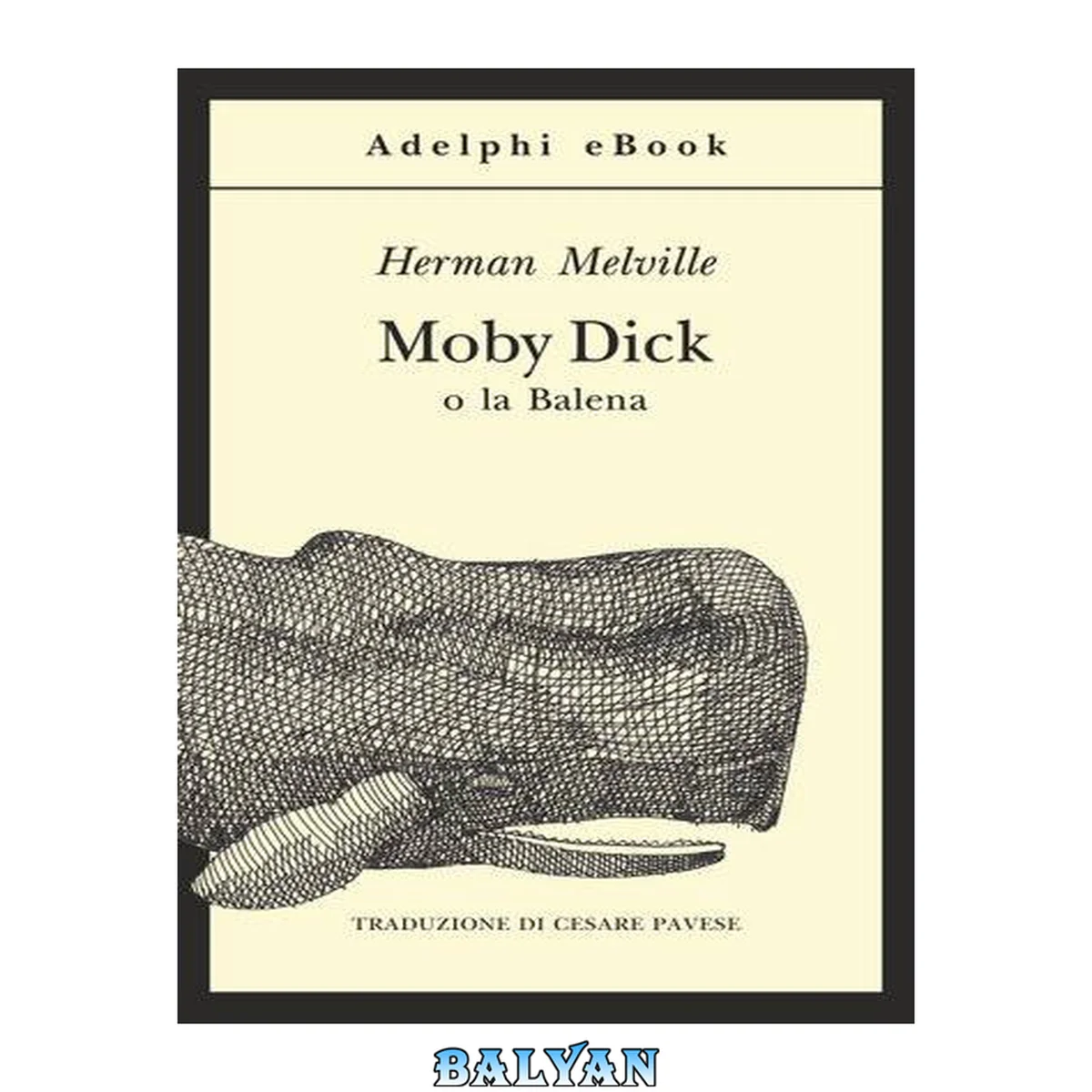جلد کتاب Moby Dick, o, La balena