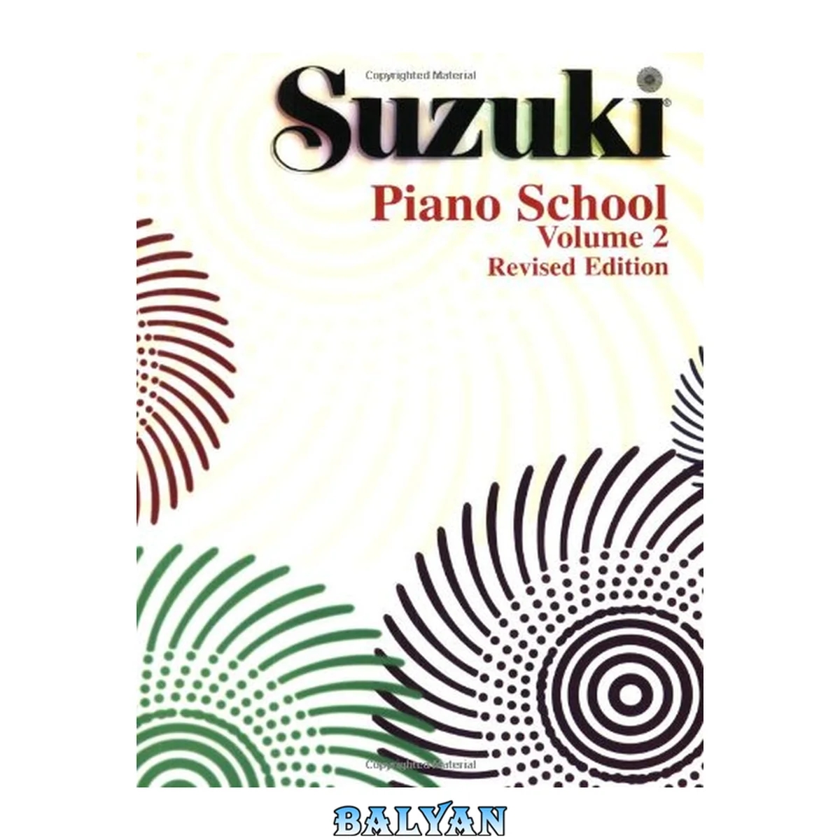 جلد کتاب Suzuki piano school. Volume 2