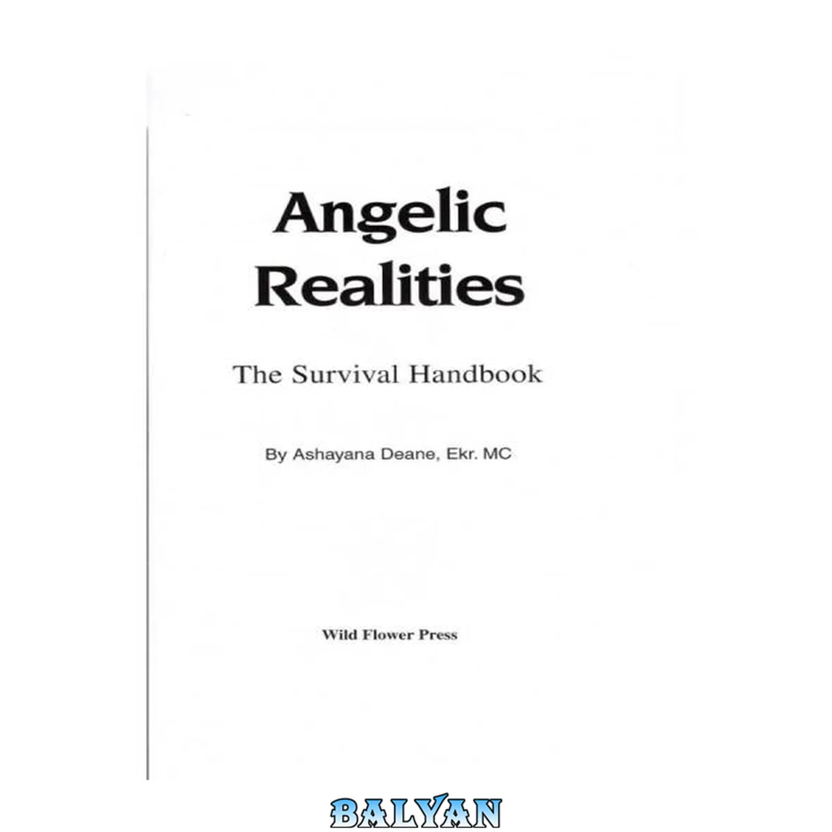 جلد کتاب Angelic Realities: THE Survival Handbook (Voyagers)
