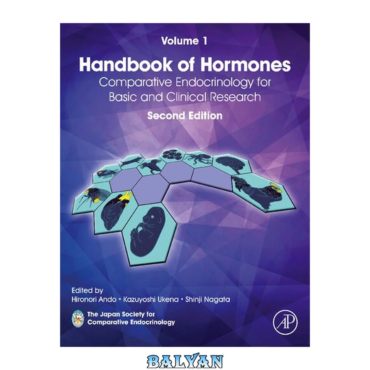 جلد کتاب Handbook of hormones : comparative endocrinology for basic and clinical research. Volume 1 and Volume 2