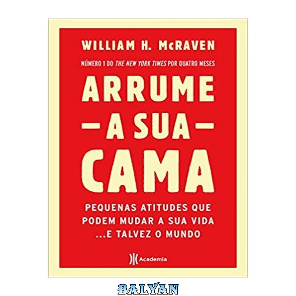 جلد کتاب Arrume Sua Cama (em Portuguese Do Brasil)