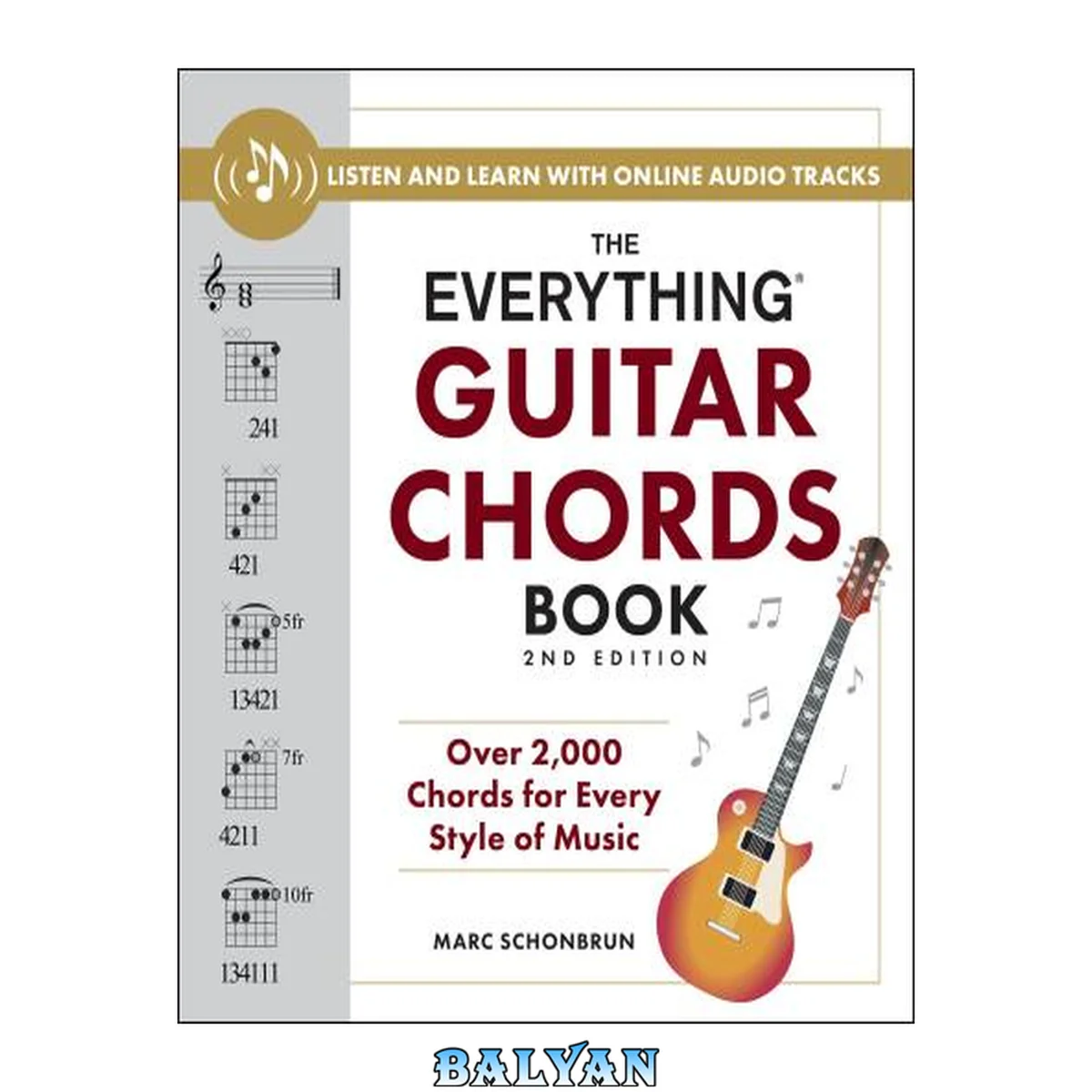 جلد کتاب The Everything Guitar Chords Book : Over 2,000 Chords for Every Style of Music