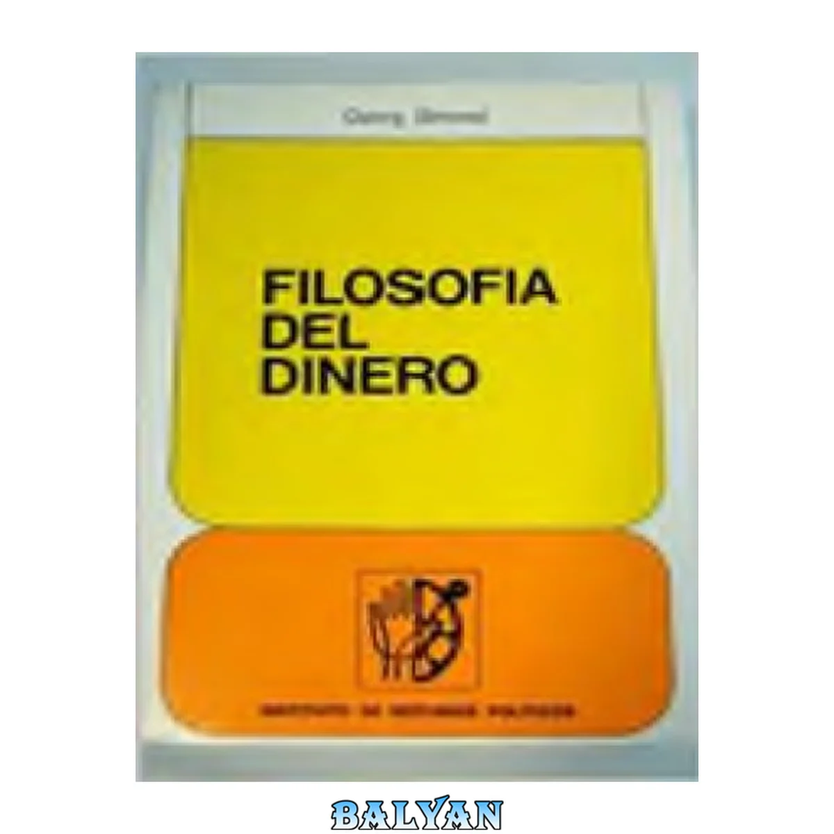 جلد کتاب Filosofía del dinero