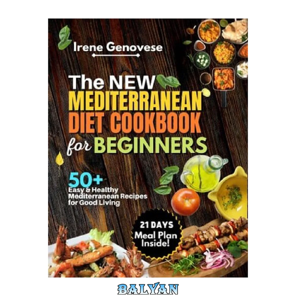 جلد کتاب The New Mediterranean Diet Cookbook for Beginners
