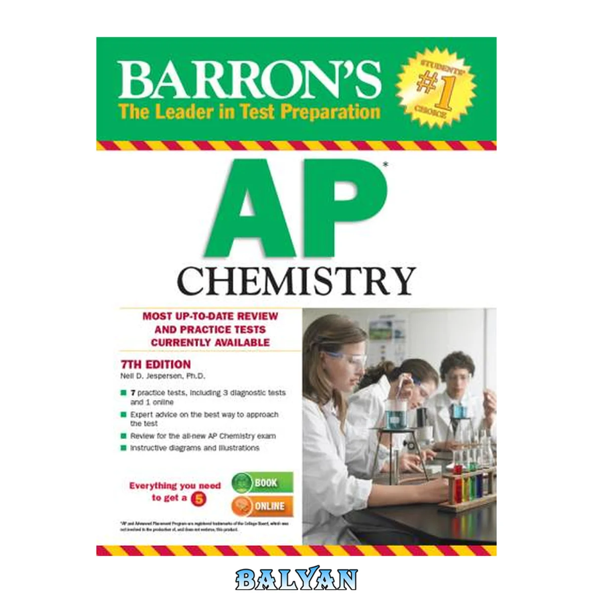 جلد کتاب BARRON'S AP Chemistry