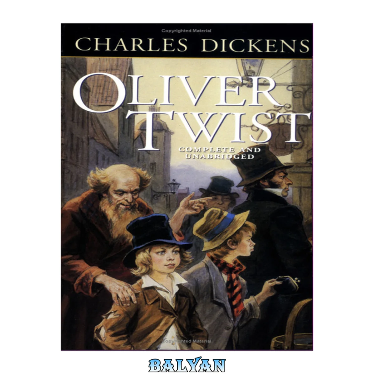 جلد کتاب Oliver Twist.