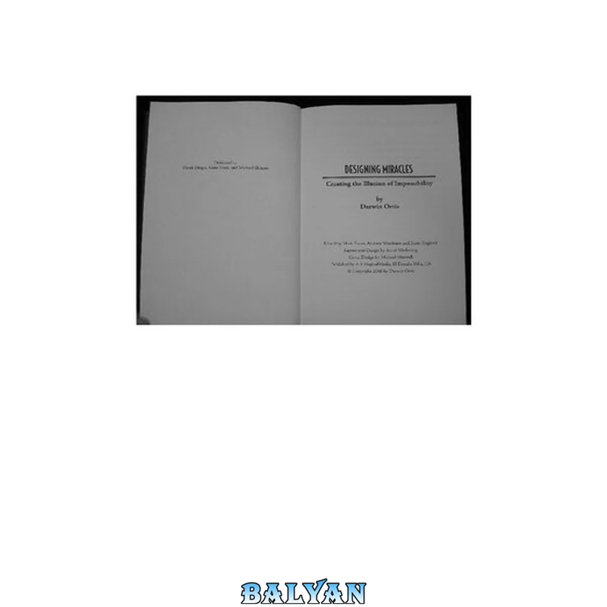 جلد کتاب Designing Miracles