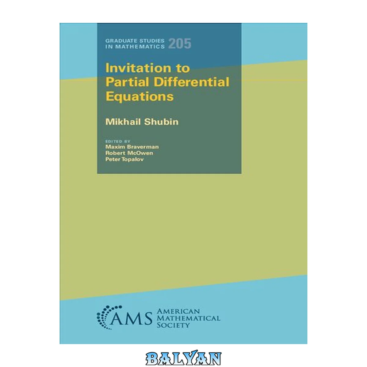 جلد کتاب Invitation to Partial Differential Equations (Graduate Studies in Mathematics)