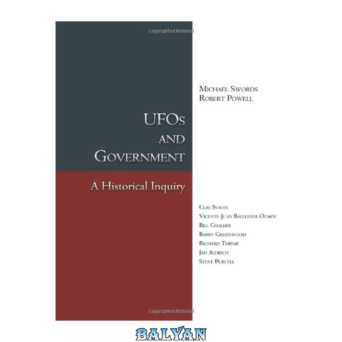 جلد کتاب UFOs and government : a historical inquiry