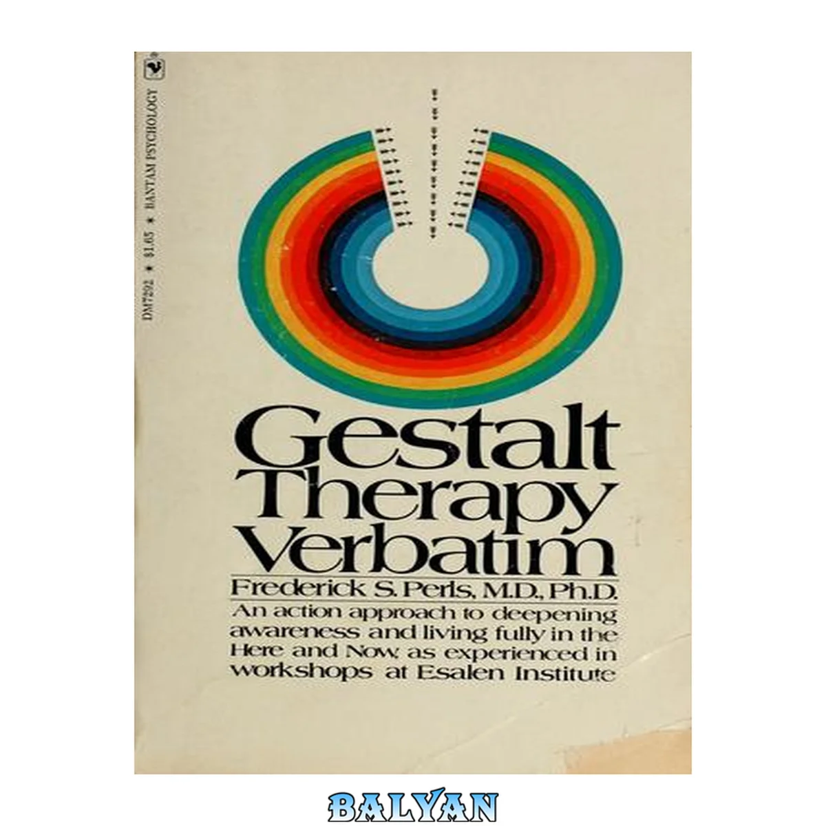 جلد کتاب Gestalt therapy verbatim.