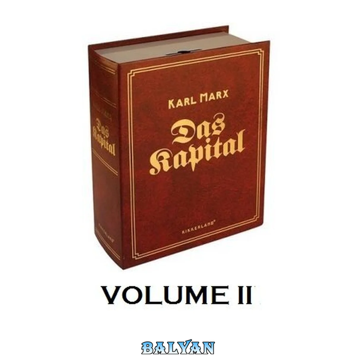جلد کتاب Capital Volume II