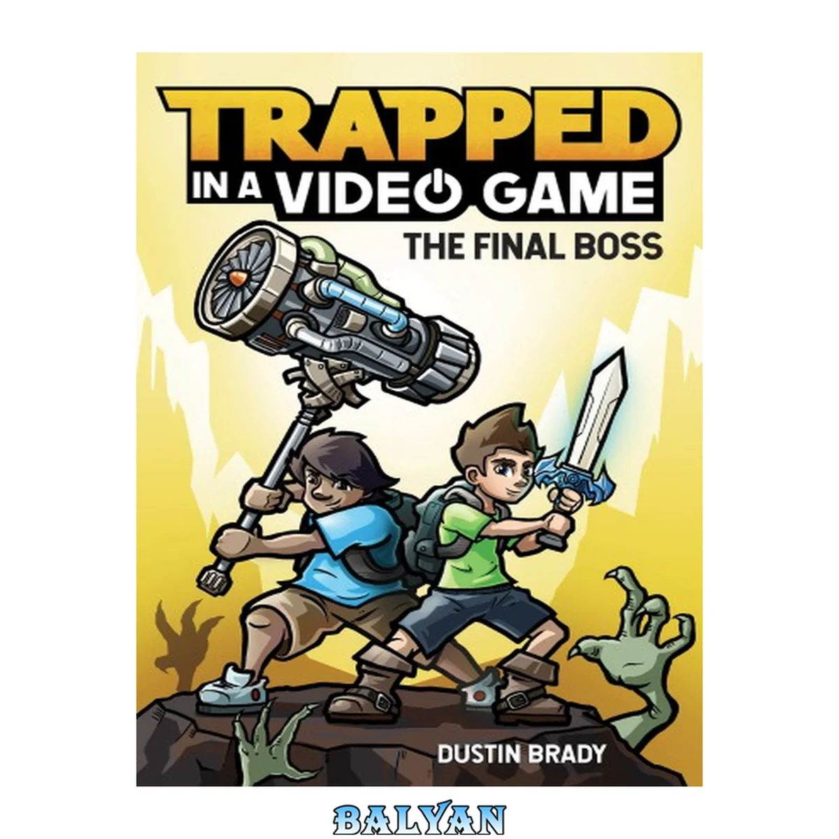 جلد کتاب Trapped in a video game (book 5) [eBook - NC Kids Digital Library] : The Final Boss