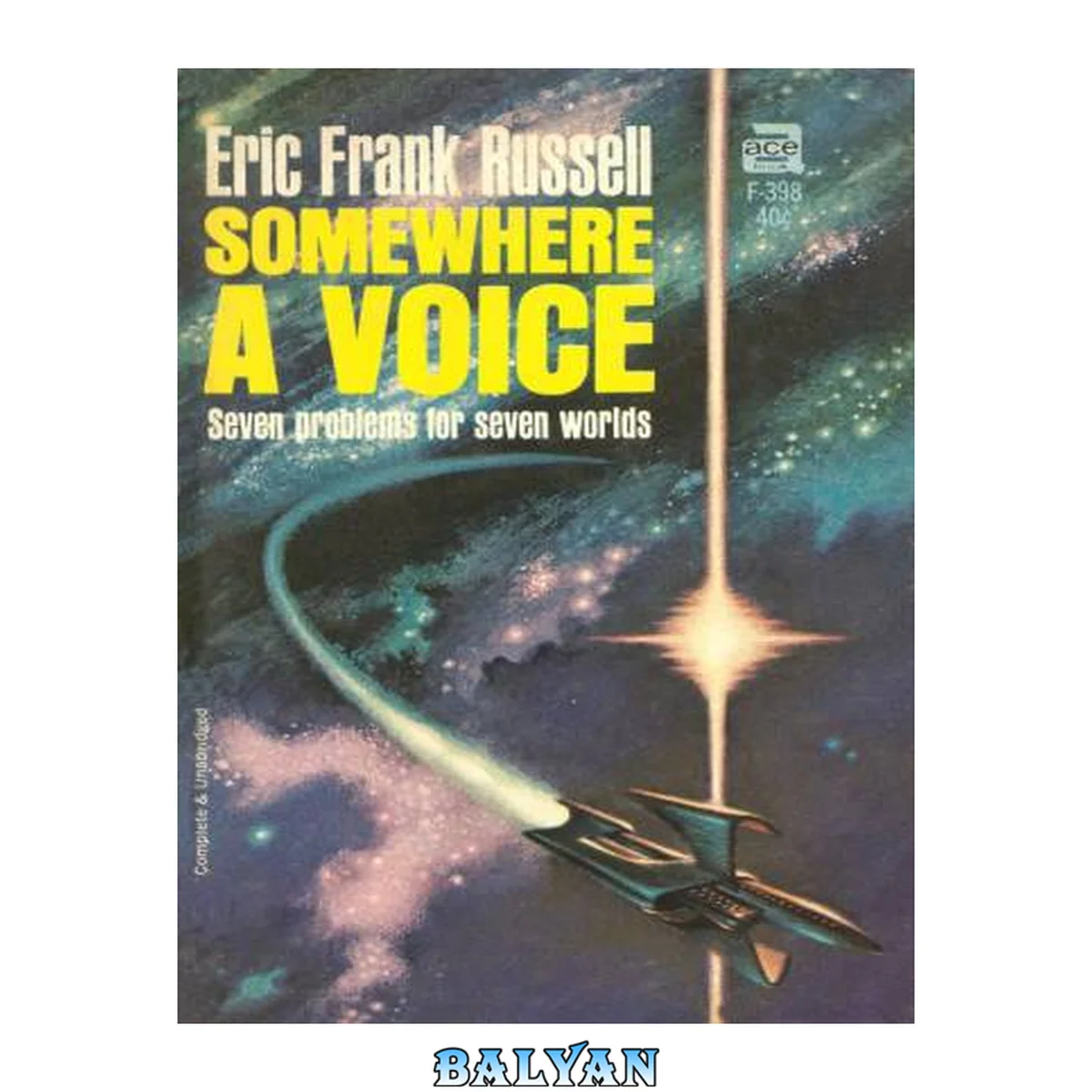 جلد کتاب Somewhere a Voice