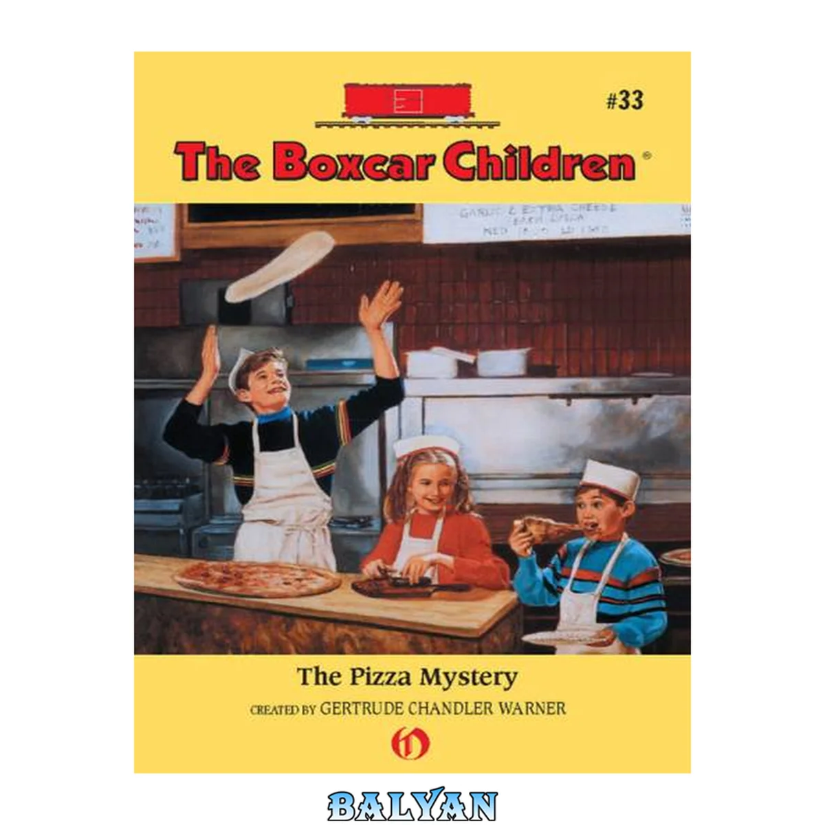 جلد کتاب The pizza mystery : The Boxcar Children Series, Book 33