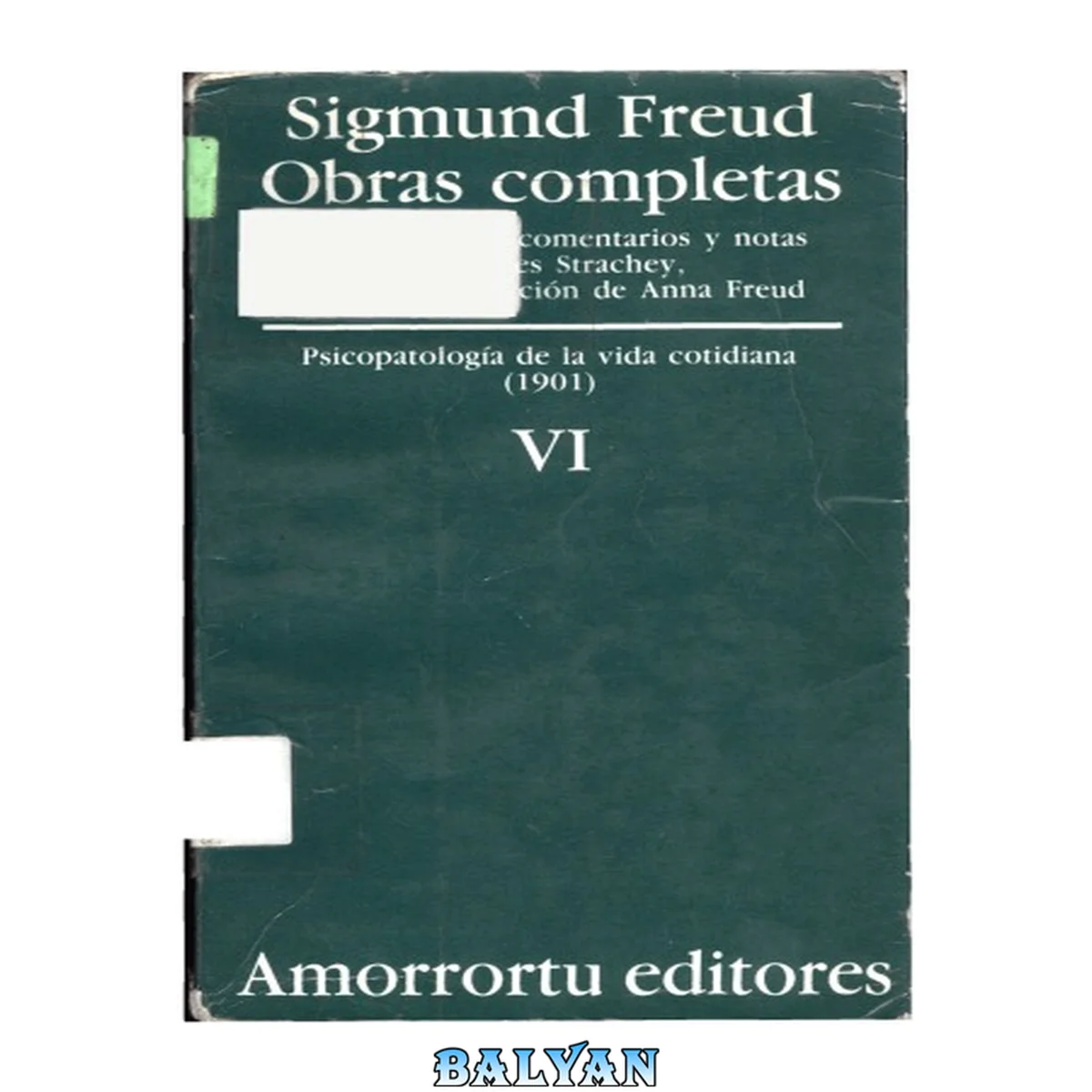 جلد کتاب Obras Completas: Psicopatologia de La Vida Cotidiana (Vol. 6)