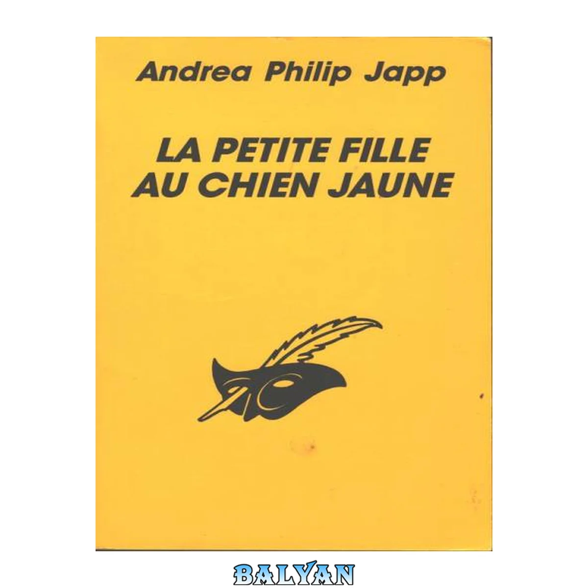 جلد کتاب La petite fille au chien jaune