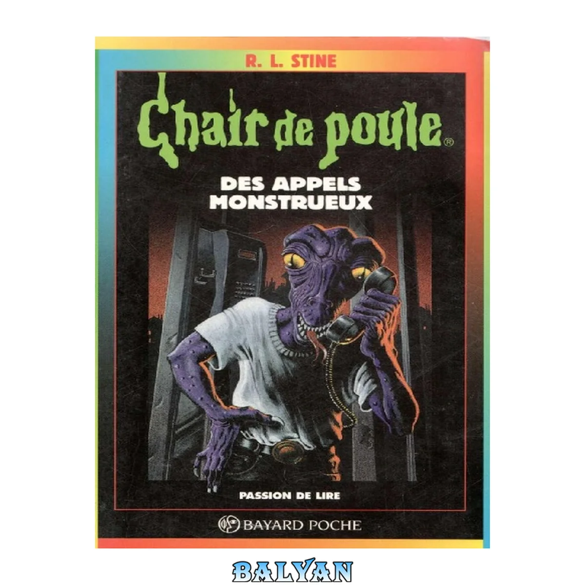 جلد کتاب Chair de poule - 38 - Des appels monstrueux
