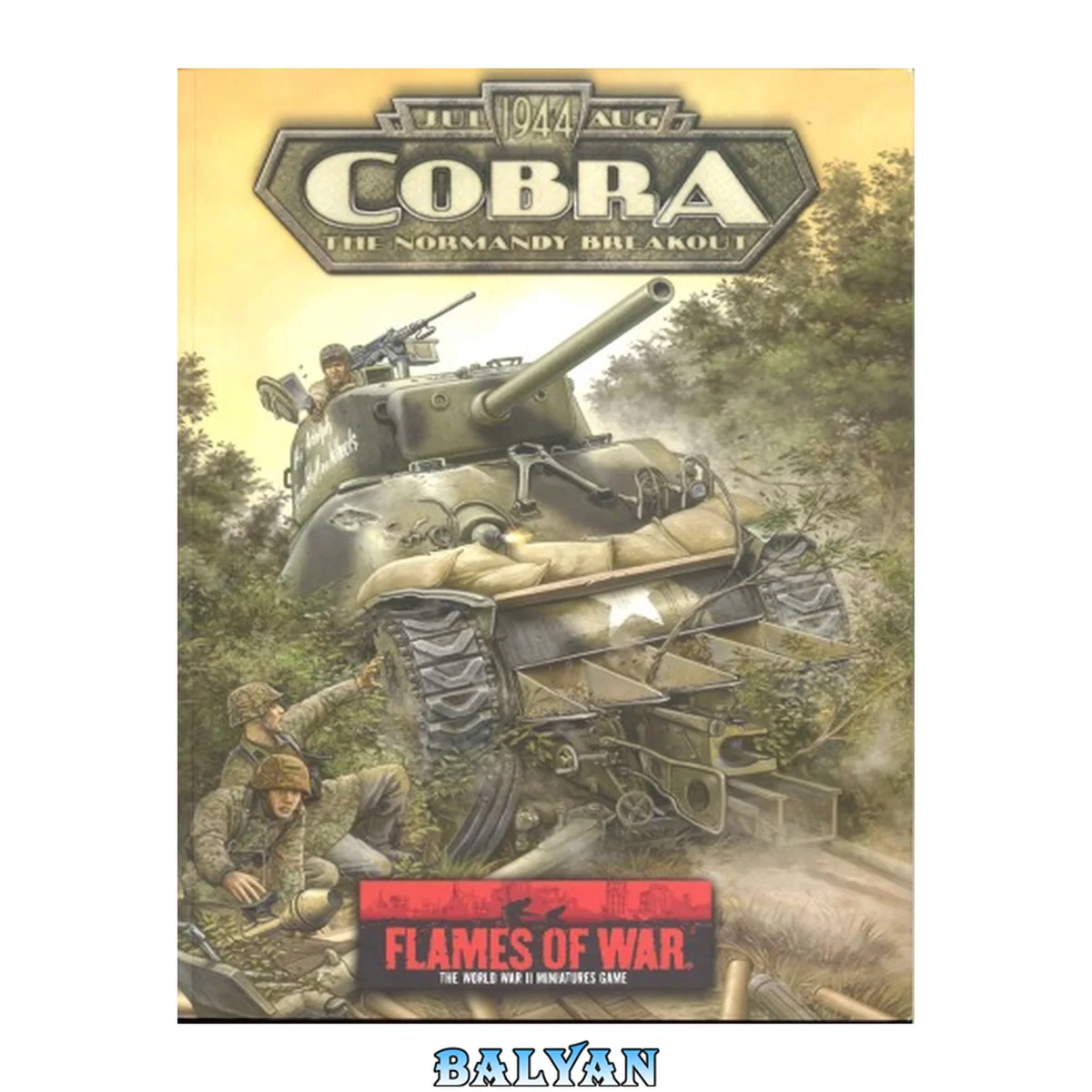 جلد کتاب Flames of War – Kobra.The Normandy Breakout1944