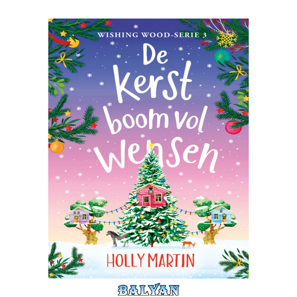 جلد کتاب De kerstboom vol wensen