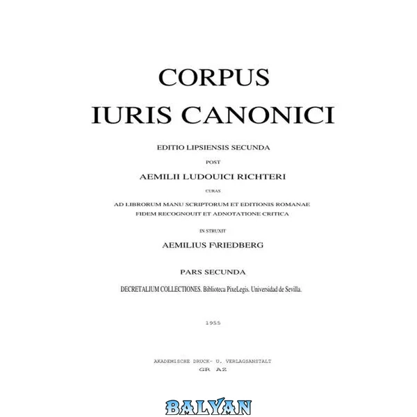 Corpus Iuris Canonici (pars secunda)