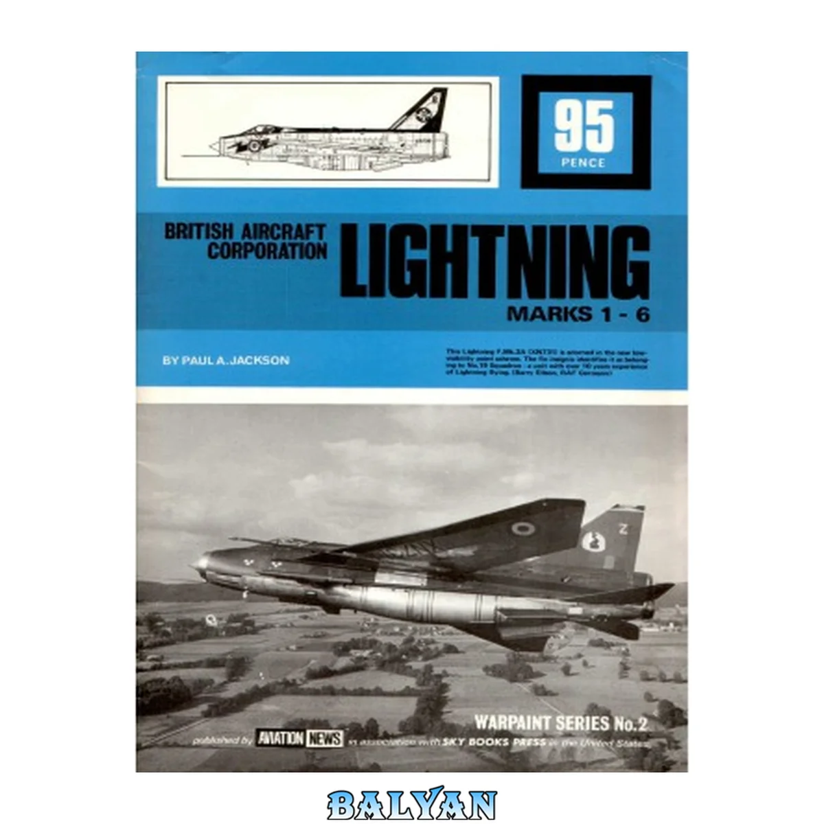 جلد کتاب British Aircraft Corporation Lightning Marks 1-6