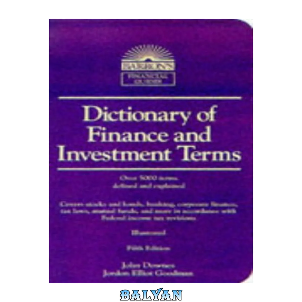 جلد کتاب Dictionary of Finance and Investment Terms (Barron's Financial Guides)